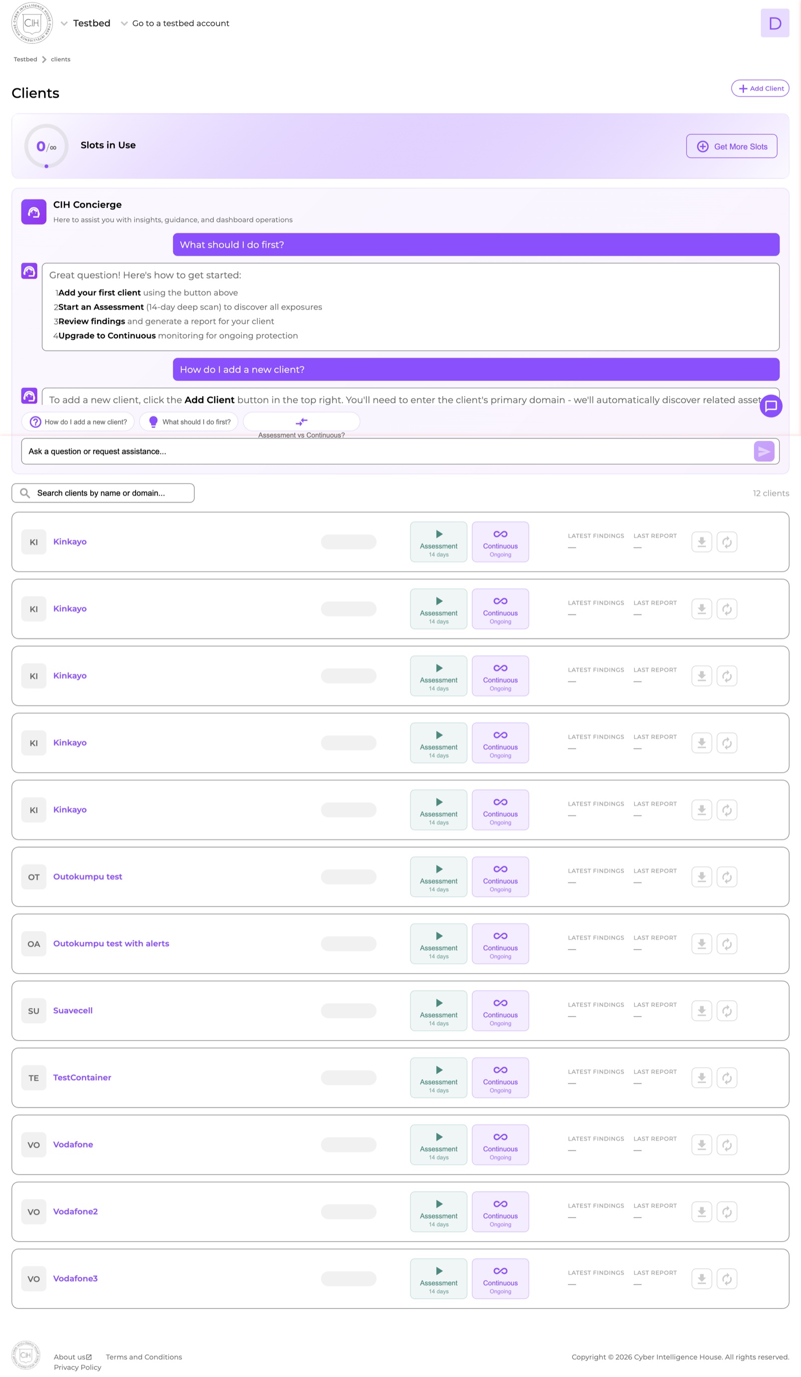 Concierge: grounded explanation tied to findings